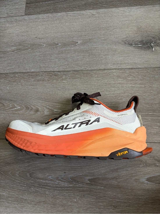 Altra Men\'s Running Shoes in White, Orange and Brown Olympus 6 main image 7